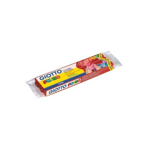 Plasticina Giotto Pongo Soft 450gr Vermelho Carmim