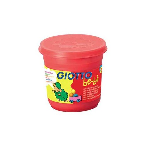 Pasta Modelar Giotto Be-Be 220gr Vermelho