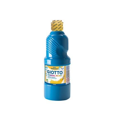 Guache Liquido Giotto Escolar 500ml Azul Cyan