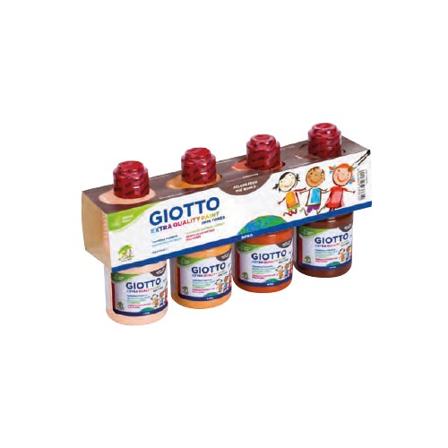 Guache Liquido Giotto Extra Qualidade Skin Tones 4x250ml