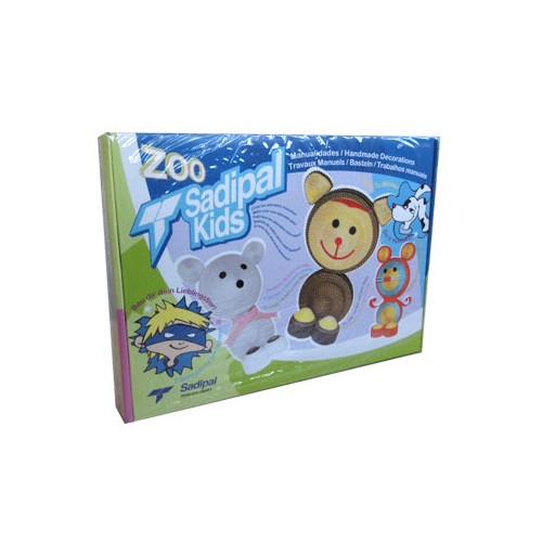 Kit Montagem Cartão Sadipal Kids Zoo