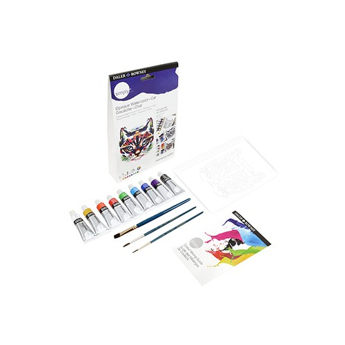 Conjunto Simply Activity Set Gouache Gato