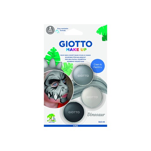 Pintura Facial Giotto Dinossauro 3 Cores