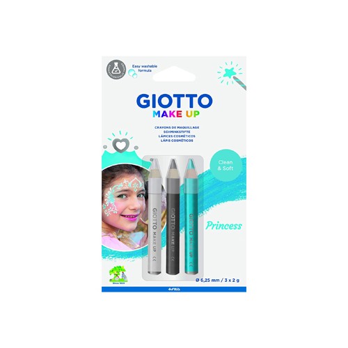 Lápis Facial Giotto Princesa 3 Cores