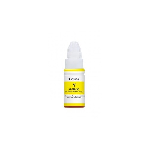 Tinteiro Canon GI490 Amarelo 70ml (0666C001, GI-490Y)