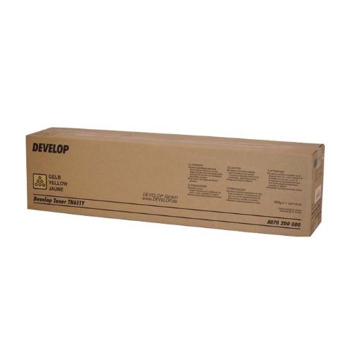 Toner Develop TN611Y Amarelo (A0702D0, TN-611Y)