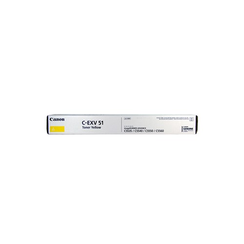 Toner Canon C-EXV51 Amarelo 0484C002