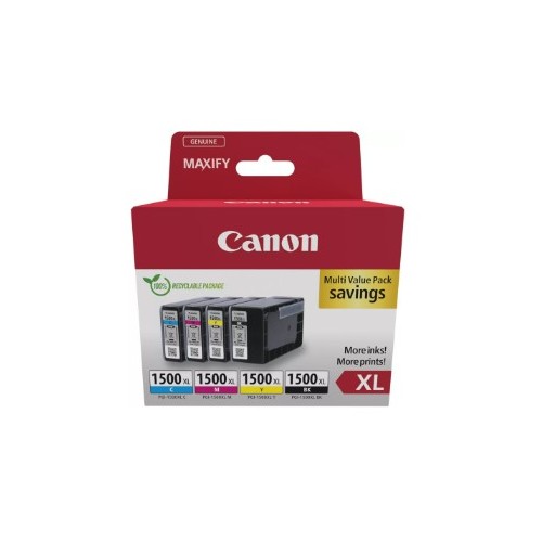 Pack Tinteiros Canon 1500XL 4 Cores 9182B004