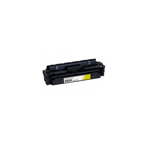 Toner Compatível para Canon 055H Amarelo 3017C002 - Alta Capacidade