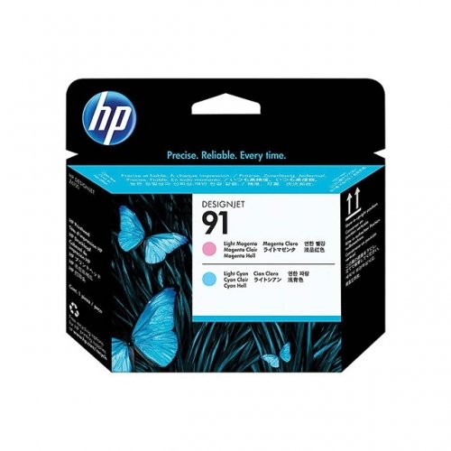 Cabeça Impressão HP 91 Azul Claro + Magenta Claro C9462A