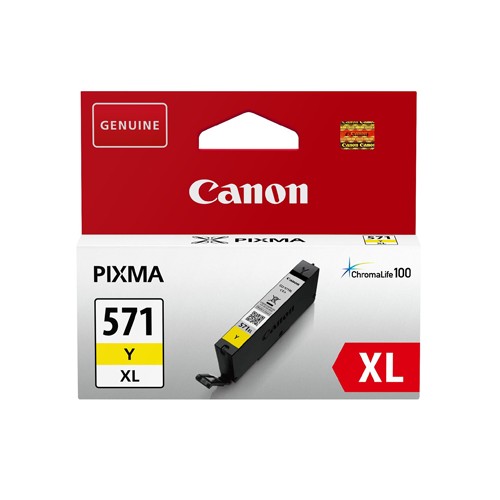 Tinteiro Canon 571XL Amarelo 11ml (0334C001, CLI571XL)