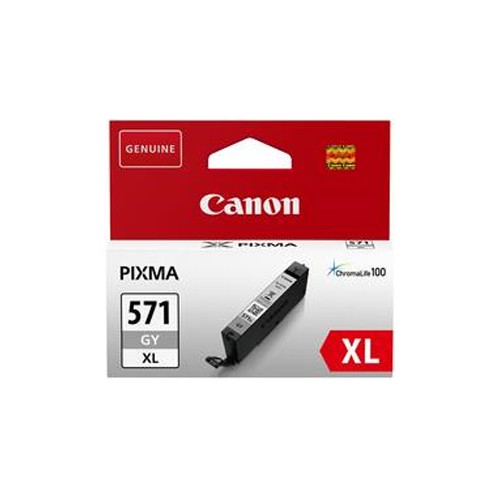 Tinteiro Canon 571XL Cinzento 11ml (0335C001, CLI571GYXL)