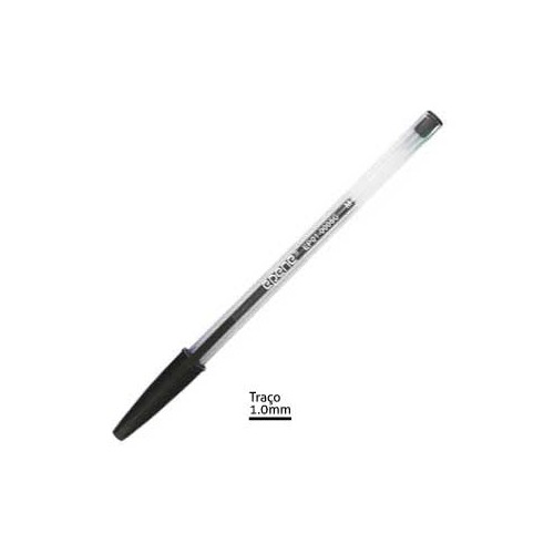 Esferografica Ball Point 1,0 Epene EP01-0108 Preto - 50 unidades