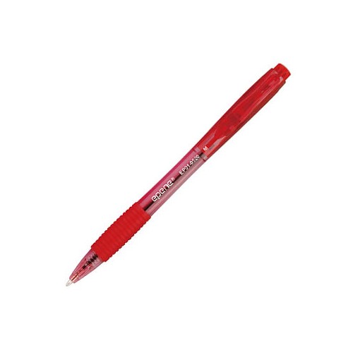 Esferografica Ball Point 1,0 Epene (Retractil) Vermelho - 50 unidades