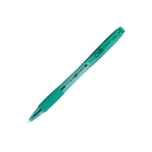 Esferografica Ball Point 1,0 Epene (Retractil) Verde - 50 unidades