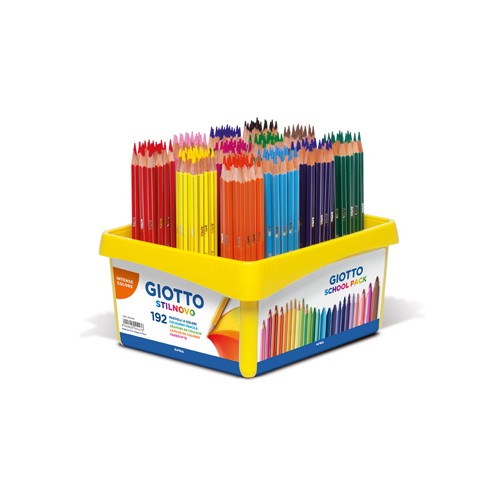 Lápis Cor 18cm Giotto Colors 3.0 Cx Schoolpack 192un