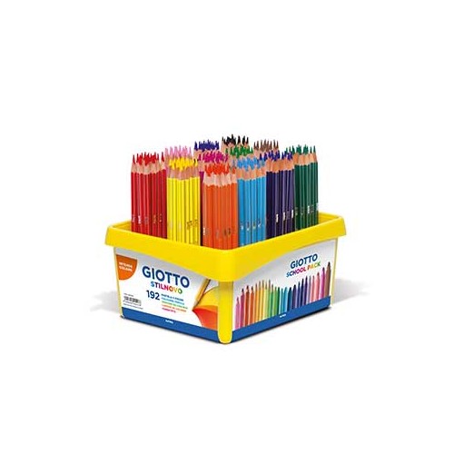 Lápis Cor 18cm Giotto Stilnovo Schoolpack 192un