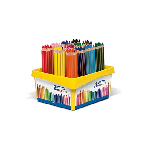 Lápis Cor 18cm Giotto Mega Schoolpack 108un