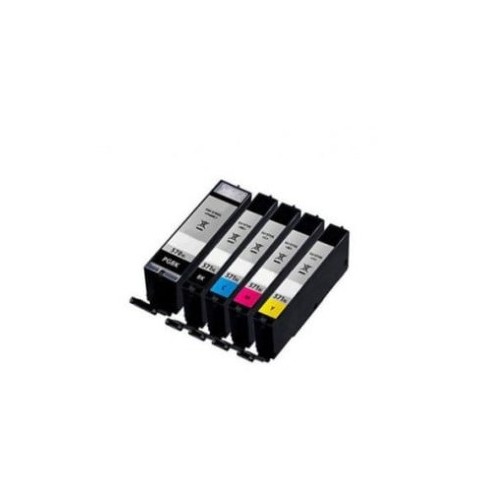 Pack de 5 Tinteiros Compatível para Canon PGI570XL+CLI571XL