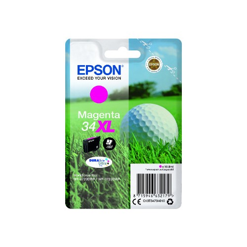 Tinteiro Epson 34XL Magenta C13T34734010 10,8ml