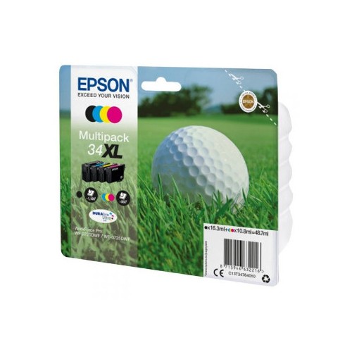 Pack Tinteiros Epson 34XL 4 Cores C13T34764010