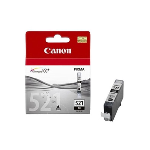 Tinteiro Canon 521 Preto 9ml (2933B001, CLI521BK)