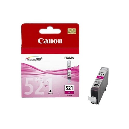 Tinteiro Canon 521 Magenta 9ml (2935B001, CLI521M)