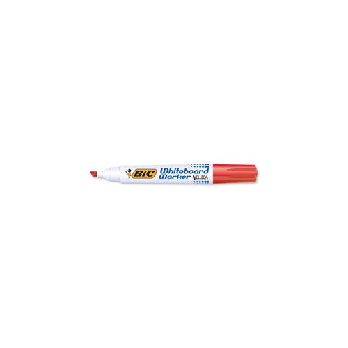 Marcador Quadros Brancos BIC 1751 Vermelho - 12 unidades