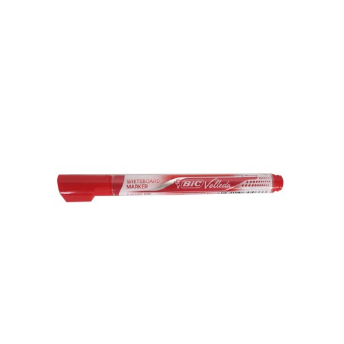 Marcador Quadros Brancos BIC Velleda Vermelho - 2 unidades