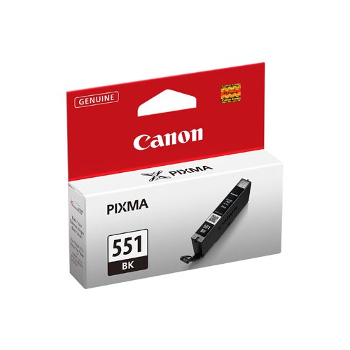 Tinteiro Canon 551 Preto 7ml (6508B001, CLI551BK)