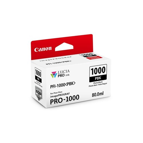 Tinteiro Canon PFI-1000 Preto Foto 0546C001 80ml