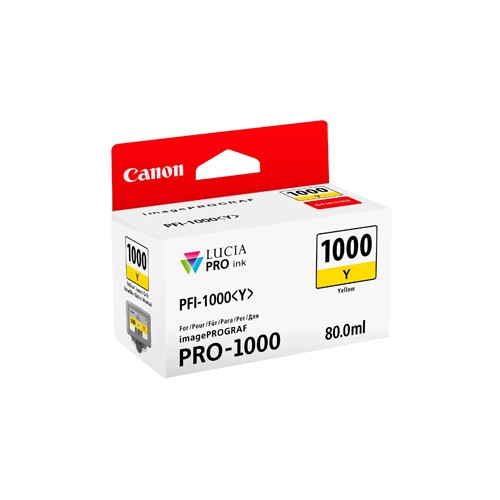 Tinteiro Canon PFI-1000 Amarelo 0549C001 80ml