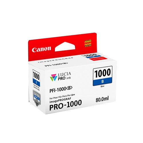 Tinteiro Canon PFI-1000 Azul 0555C001 80ml