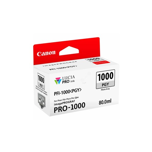 Tinteiro Canon PFI-1000 Cinzento Foto 0553C001 80ml