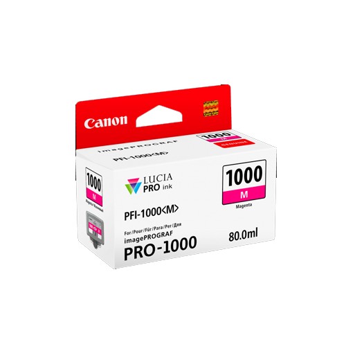 Tinteiro Canon PFI-1000 Magenta 0548C001 80ml