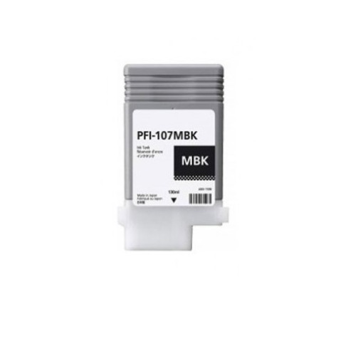 Tinteiro Compatível para Canon PFI-107 Preto Matte 6704B001 130ml