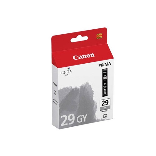 Tinteiro Canon 29 Cinza 6ml (4871B001, PGI29GY)