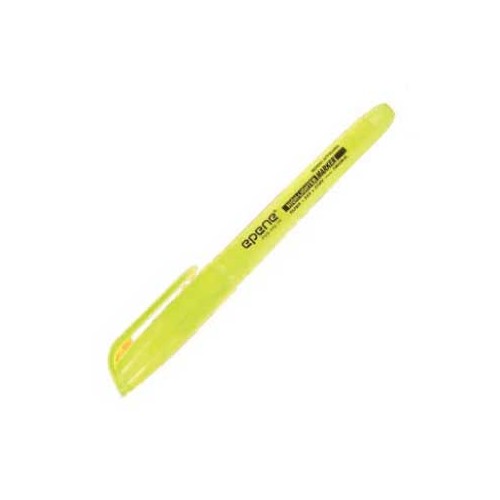 Marcador Fluorescente Epene EP10-0112 Amarelo - 12 unidades