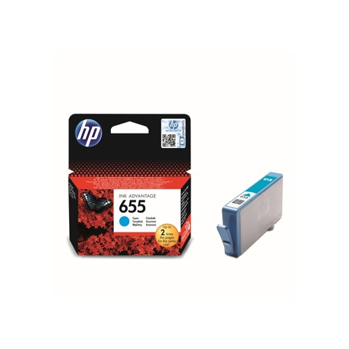 Tinteiro HP 655 Azul CZ110A