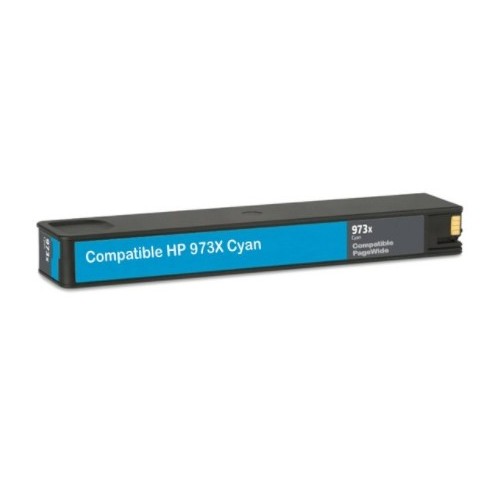 Tinteiro Compatível para HP 973X Cyan F6T81AE