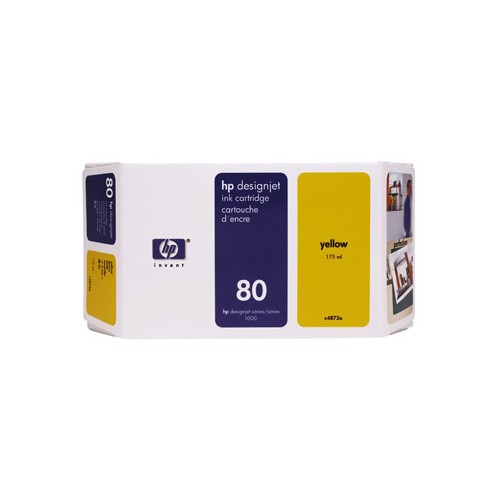 Tinteiro HP 80 Amarelo C4873A 175ml