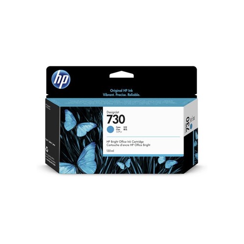 Tinteiro HP 730 Azul P2V62A 130ml