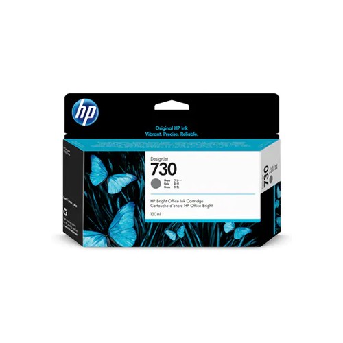 Tinteiro HP 730 Cinzento P2V66A 130ml