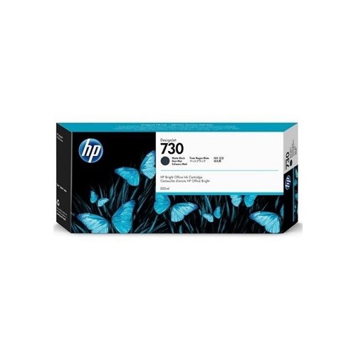 Tinteiro HP 730 Preto Matte P2V71A 300ml