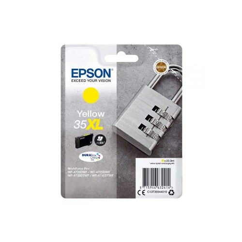 Tinteiro Epson 35XL Amarelo C13T35944010 20,3ml