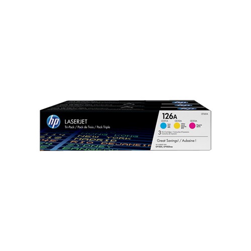 Pack Toners HP 126A 3 Cores