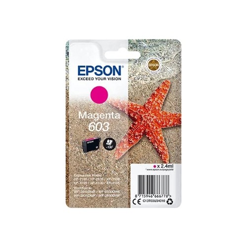 Tinteiro Epson 603 Magenta C13T03U34010 2,4ml