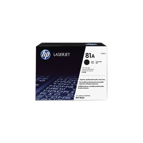 Toner HP 81A Preto CF281A