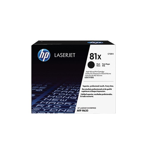 Toner HP 81X Preto CF281X