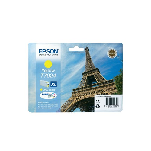 Tinteiro Epson T7024 Amarelo C13T70244010 21,3ml